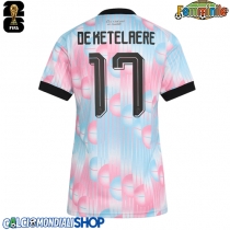 Maglie da calcio Belgio Charles De Ketelaere #17 Seconda Maglia Femminile Mondiali 2026  Manica Corta
